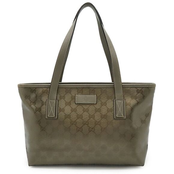 Gucci GG Imprime Tote Bag PVC/Leather - Picture 1 of 9